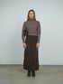 Point Chunky Knit Crew Sweater in Glacier
